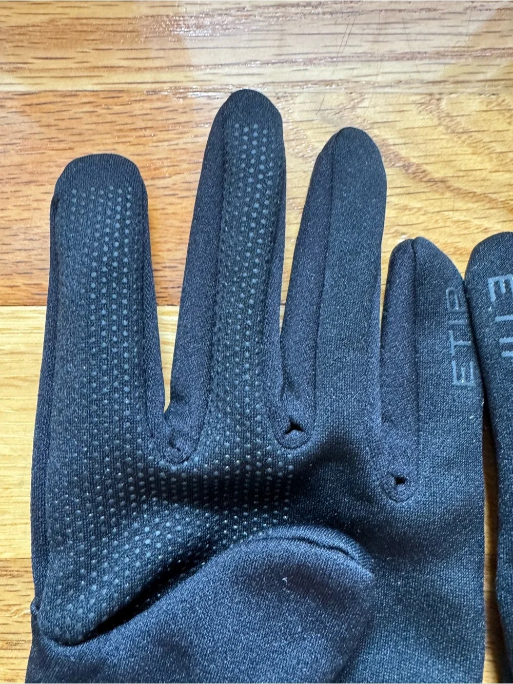 The North Face Black Touchscreen Gloves large fleece lined